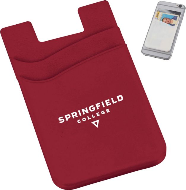Springfield College Spirit Silicone Card Wallet