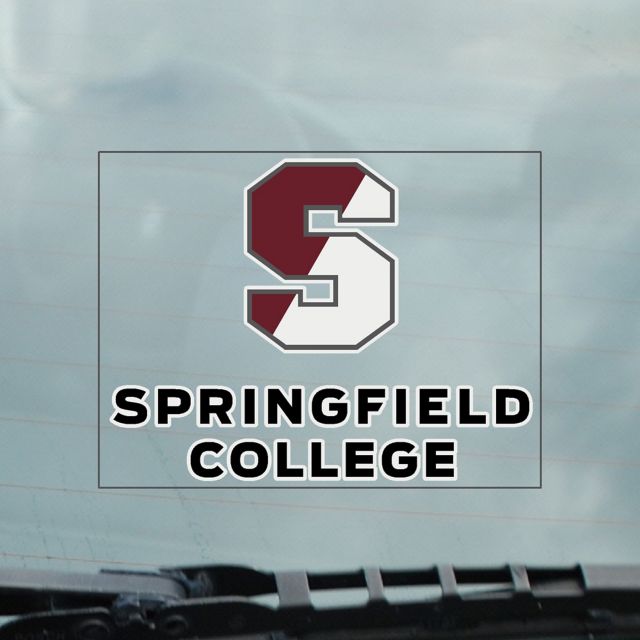 Springfield College Spirit Cling Decal