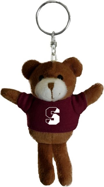 Springfield College Spirit Plush Keychain