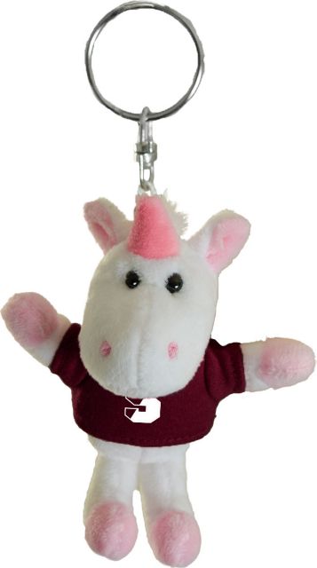 Springfield College Spirit Plush Keychain