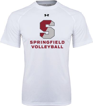 Springfield College Under Armour Tech Tee Volleyball - ONLINE ONLY