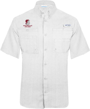 Springfield College Columbia Tamiami Performance Short Sleeve Shirt Official Logo - ONLINE ONLY